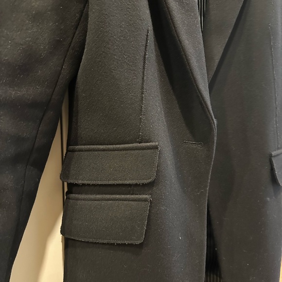 rag & bone | Black, Tailored Fit Wool Coat - Picture 4 of 8